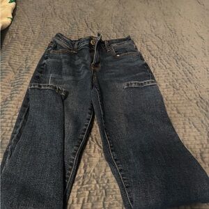 Dark Blue Denim Jeans